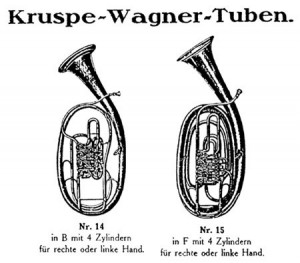Wagner Tuben in Kruspe Catalogue