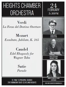 HCO flyer for Wagner tuba concert